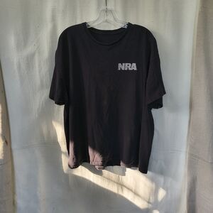 Men's XL Black NRA Short Sleeve Tee